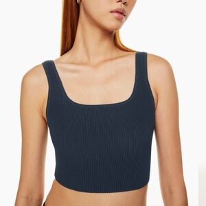 Aritzia Babaton sculpt cropped top